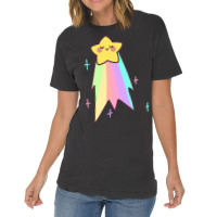 Rainbow Shooting Star Vintage T-shirt | Artistshot