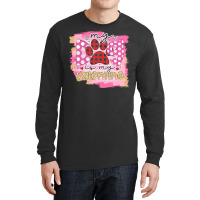 My Dog Is My Valentine T  Shirtmy Dog Is My Valentine T  Shirt (1) Long Sleeve Shirts | Artistshot