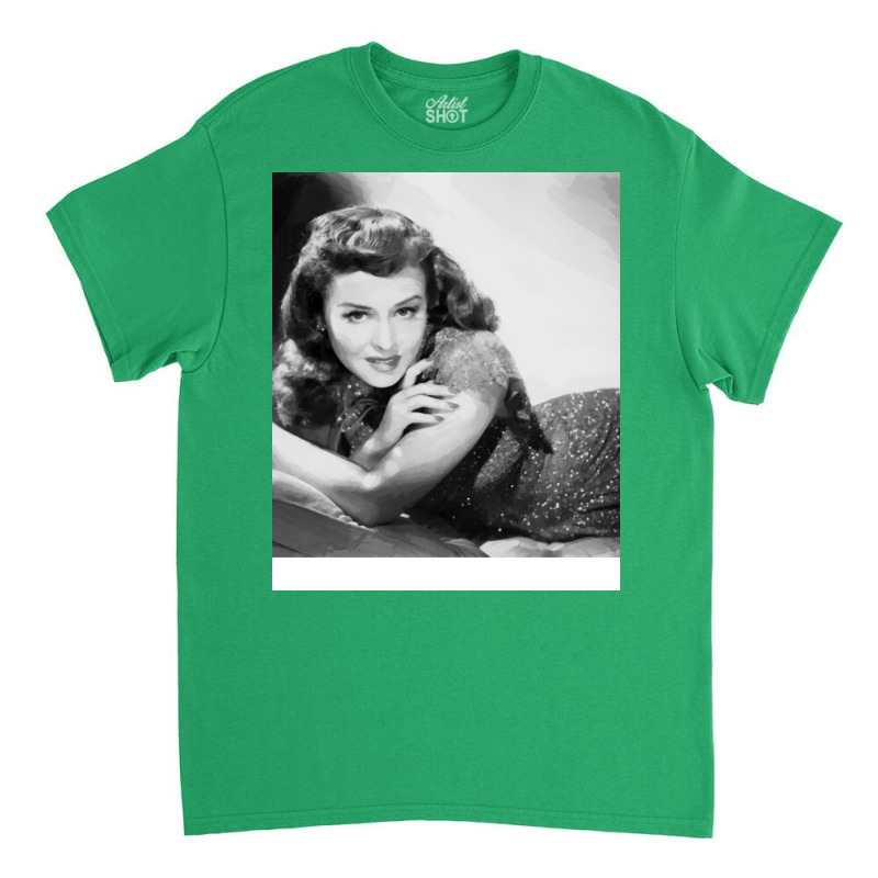 Vintage Paulette Goddard Oil Painting Classic T-shirt by ogboyecobiee | Artistshot