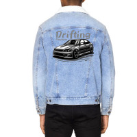 Drifting Machine. Altezza  Is Unisex Sherpa-lined Denim Jacket | Artistshot