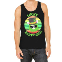 One Lucky Bartender T  Shirtone Lucky Bartender T  Shirt (1) Tank Top | Artistshot