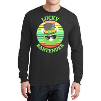 One Lucky Bartender T  Shirtone Lucky Bartender T  Shirt (1) Long Sleeve Shirts | Artistshot