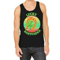 One Lucky Bartender T  Shirtone Lucky Bartender T  Shirt (2) Tank Top | Artistshot