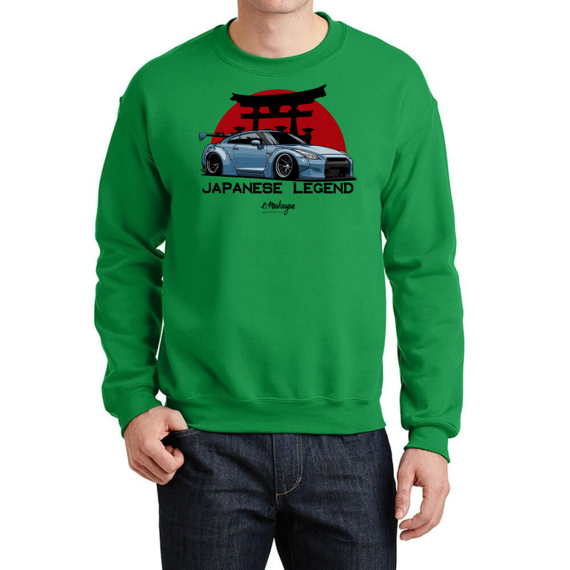 Gtr. Japanese Legend (blue) Crewneck Sweatshirt by psujekfaisyy | Artistshot