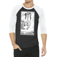 Ace Of Swords   Tarot Card   Major Arcana   Fortune Telling   Occult 3/4 Sleeve Shirt | Artistshot