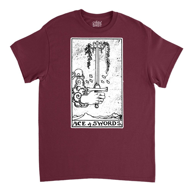 Ace Of Swords   Tarot Card   Major Arcana   Fortune Telling   Occult Classic T-shirt by achalemoeratu | Artistshot