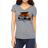 Gtr. Japanese Legend (gray) Women's V-neck T-shirt | Artistshot