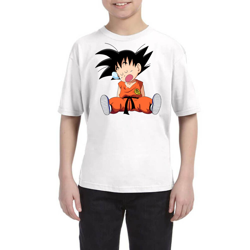 Sleeping Little Goku Youth Tee by Santika | Artistshot