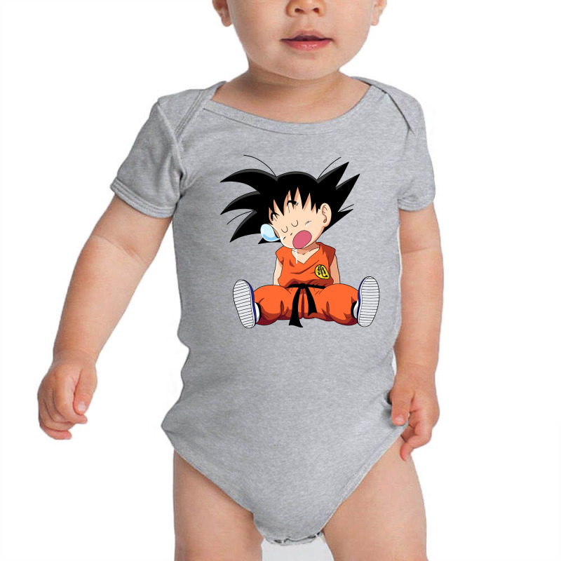 Sleeping Little Goku Baby Bodysuit by Santika | Artistshot