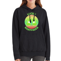 One Lucky Bartender T  Shirtone Lucky Bartender T  Shirt (5) Vintage Hoodie | Artistshot