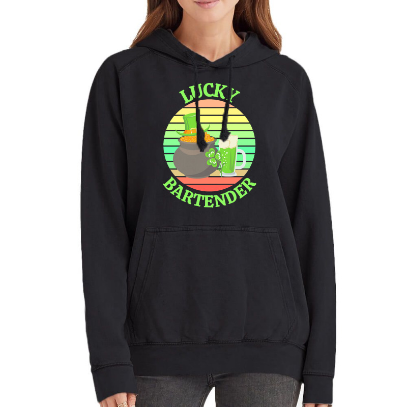 One Lucky Bartender T  Shirtone Lucky Bartender T  Shirt Vintage Hoodie | Artistshot