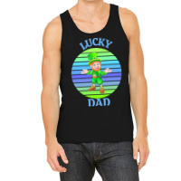 One Lucky Dad T  Shirtone Lucky Dad T  Shirt (1) Tank Top | Artistshot