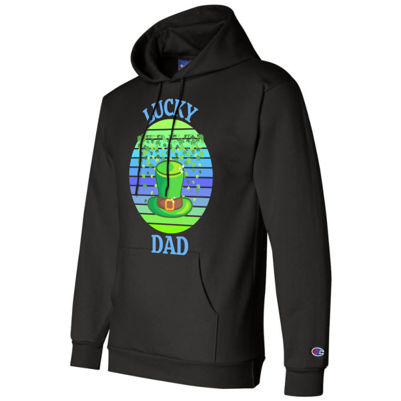 One Lucky Dad T  Shirtone Lucky Dad T  Shirt (2) Champion Hoodie | Artistshot