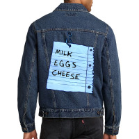 Floating Shopping List Men Denim Jacket | Artistshot