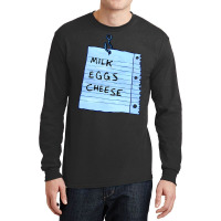 Floating Shopping List Long Sleeve Shirts | Artistshot