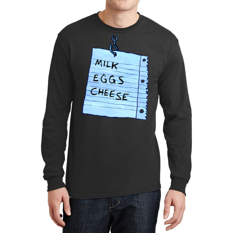 Floating Shopping List Long Sleeve Shirts | Artistshot