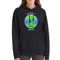 One Lucky Dad T  Shirtone Lucky Dad T  Shirt (3) Vintage Hoodie | Artistshot