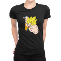 Son Goku Ladies Fitted T-shirt | Artistshot