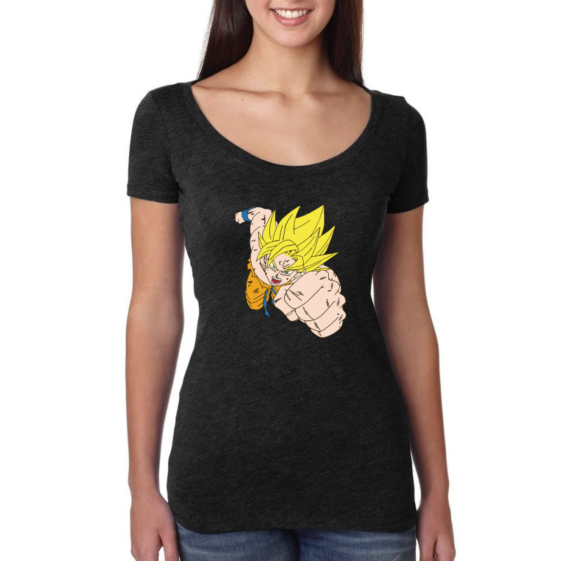 Son Goku Women's Triblend Scoop T-shirt by Santika | Artistshot