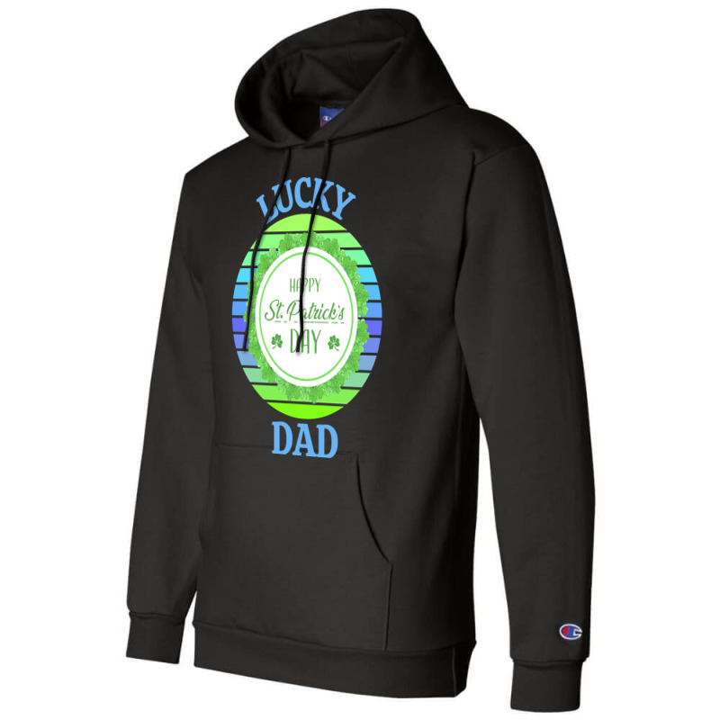 One Lucky Dad T  Shirtone Lucky Dad T  Shirt (4) Champion Hoodie | Artistshot