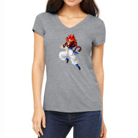 Super Saiyan 4 Son Goku Women's V-neck T-shirt | Artistshot