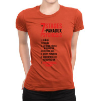 Umbrella Academy 2 The 7 Stages In Paradox Psychosis (white) Ladies Fitted T-shirt | Artistshot