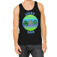 One Lucky Dad T  Shirtone Lucky Dad T  Shirt (6) Tank Top | Artistshot