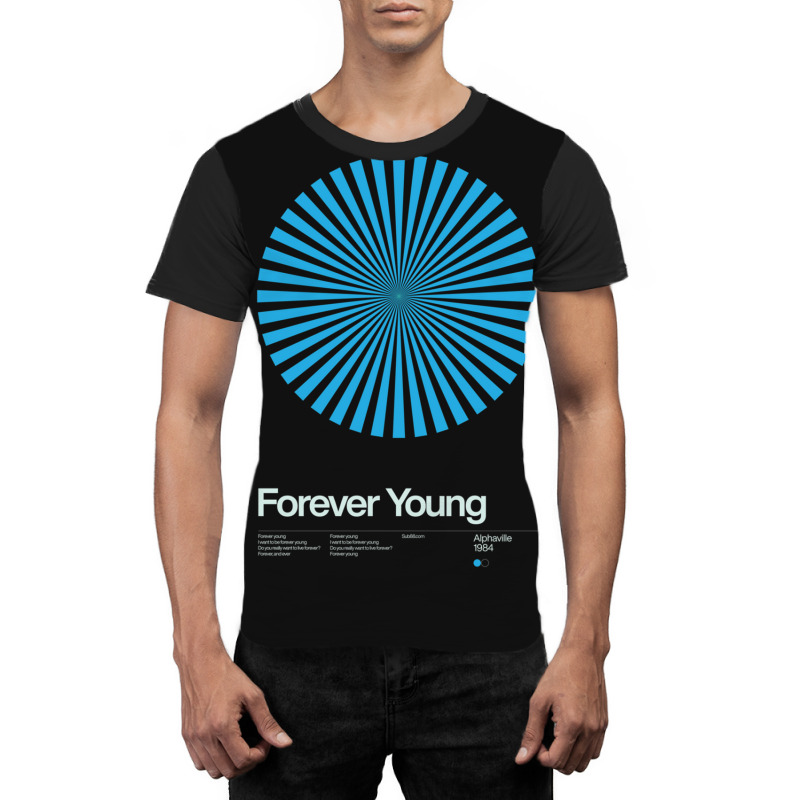 Alphaville - Forever Young - 1984 - New Wave Song Swiss Design Series Graphic T-shirt | Artistshot