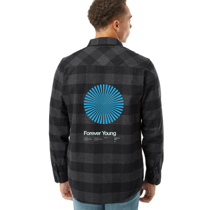 Alphaville - Forever Young - 1984 - New Wave Song Swiss Design Series Flannel Shirt | Artistshot