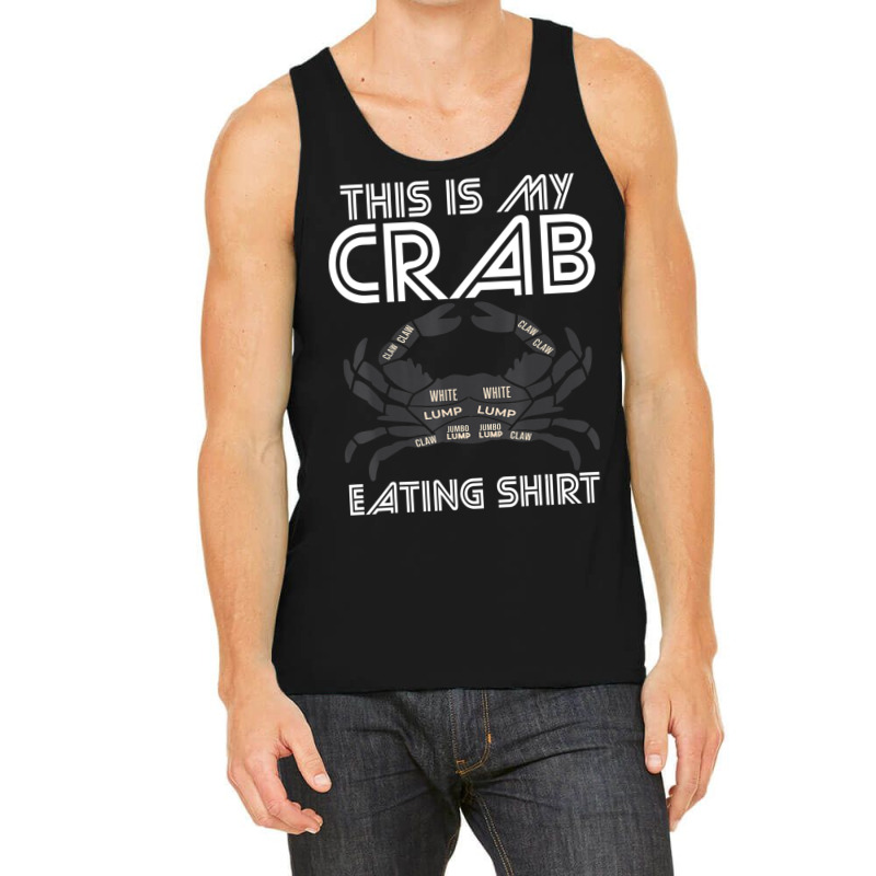 Crab Eating Seafood Butcher Crawfish Lobster Tank Top | Artistshot