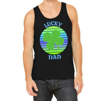 One Lucky Dad T  Shirtone Lucky Dad T  Shirt (8) Tank Top | Artistshot