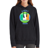 One Lucky Dad T  Shirtone Lucky Dad T  Shirt Vintage Hoodie | Artistshot