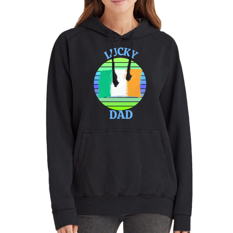 One Lucky Dad T  Shirtone Lucky Dad T  Shirt Vintage Hoodie | Artistshot