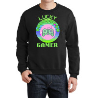 One Lucky Gamer T  Shirtone Lucky Gamer T  Shirt (1) Crewneck Sweatshirt | Artistshot