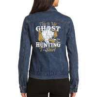 Paranormal Investigator Ghost Hunting Ladies Denim Jacket | Artistshot