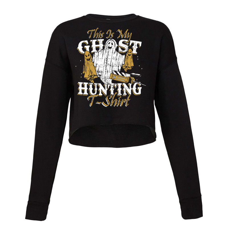 Paranormal Investigator Ghost Hunting Cropped Sweater by bebenemaaryc | Artistshot