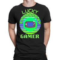 One Lucky Gamer T  Shirtone Lucky Gamer T  Shirt (3) T-shirt | Artistshot