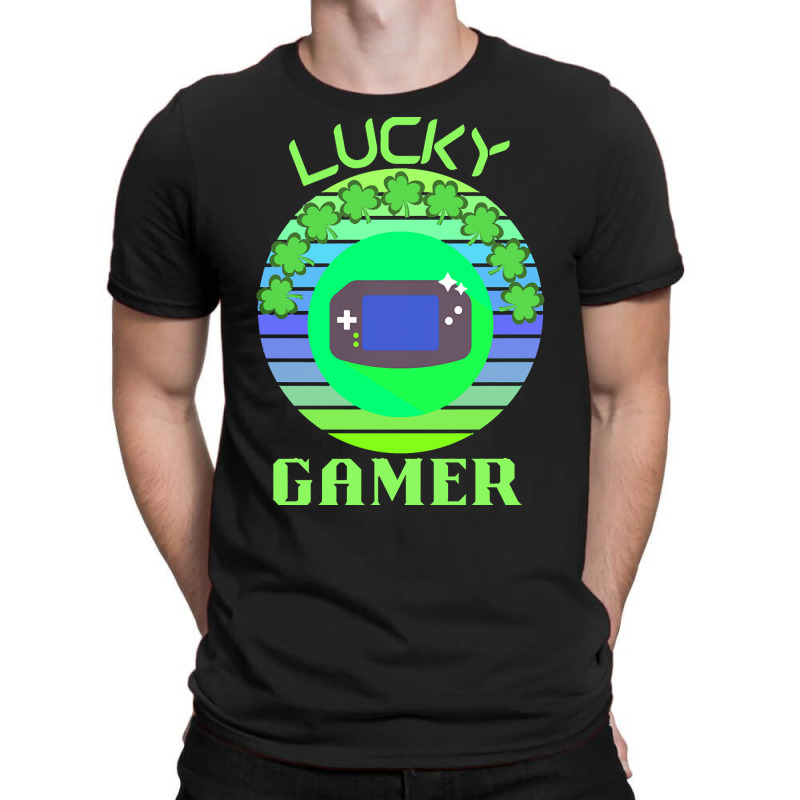 One Lucky Gamer T  Shirtone Lucky Gamer T  Shirt (3) T-shirt | Artistshot