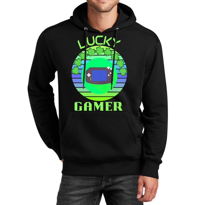 One Lucky Gamer T  Shirtone Lucky Gamer T  Shirt (3) Unisex Hoodie | Artistshot