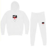 Knights Templar Crusader Motto And Cross Hoodie & Jogger Set | Artistshot