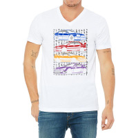 Japanese Legendary Cars 1 V-neck Tee | Artistshot