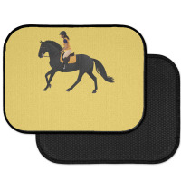 Zoe And Raven From Free Rein   Equine Rampaige Rear Car Mat | Artistshot