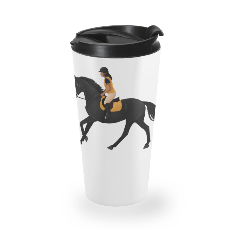 Zoe And Raven From Free Rein   Equine Rampaige Travel Mug | Artistshot