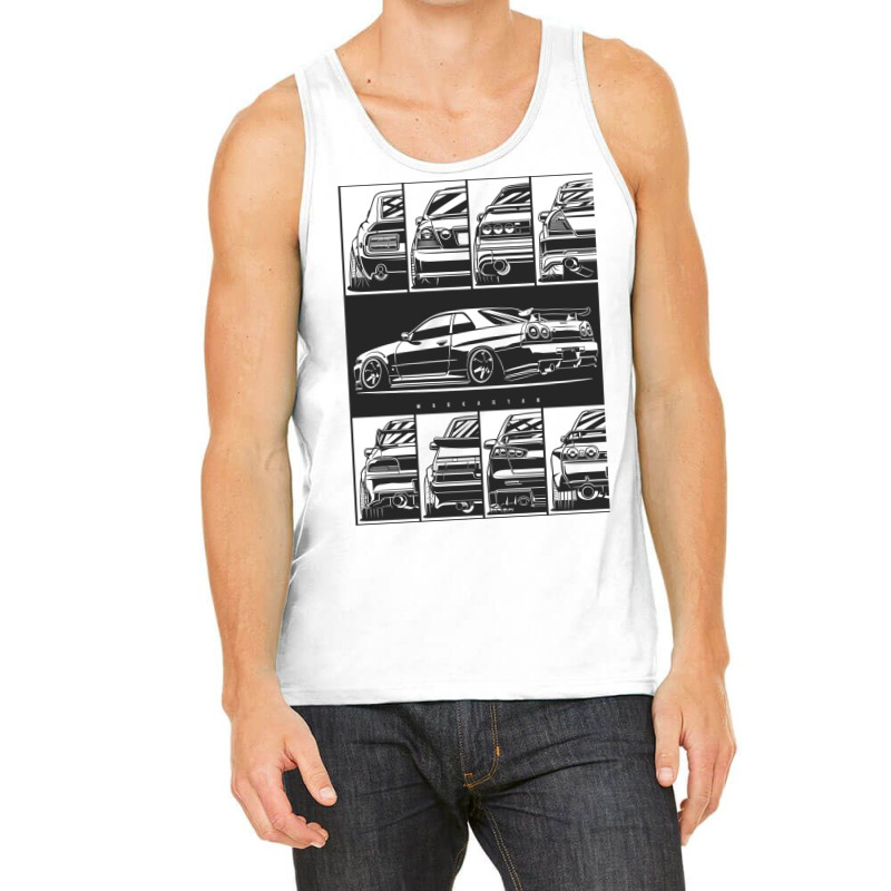 Japanese Legends Mix (jdm) Tank Top by smorvyayidinl | Artistshot