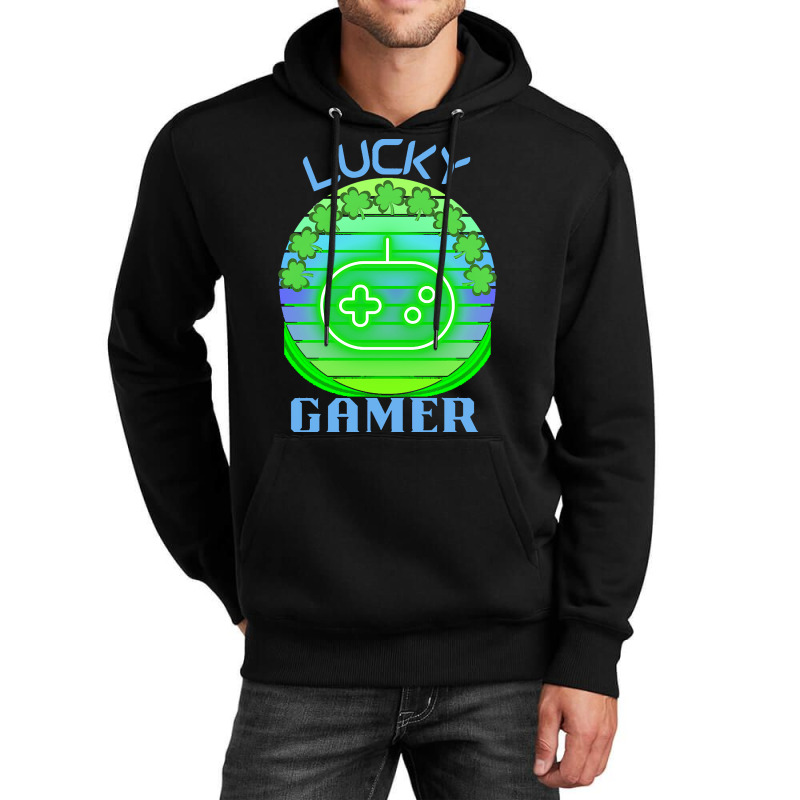 One Lucky Gamer T  Shirtone Lucky Gamer T  Shirt (4) Unisex Hoodie | Artistshot