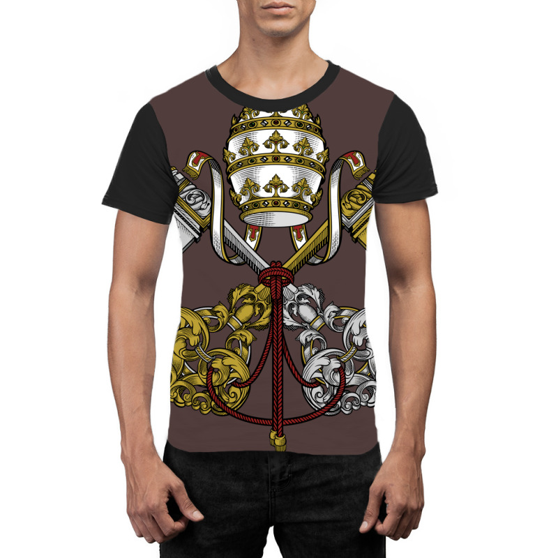 Emblem Of The Papacy Holy See Graphic T-shirt | Artistshot