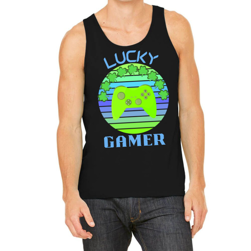 One Lucky Gamer T  Shirtone Lucky Gamer T  Shirt (5) Tank Top | Artistshot