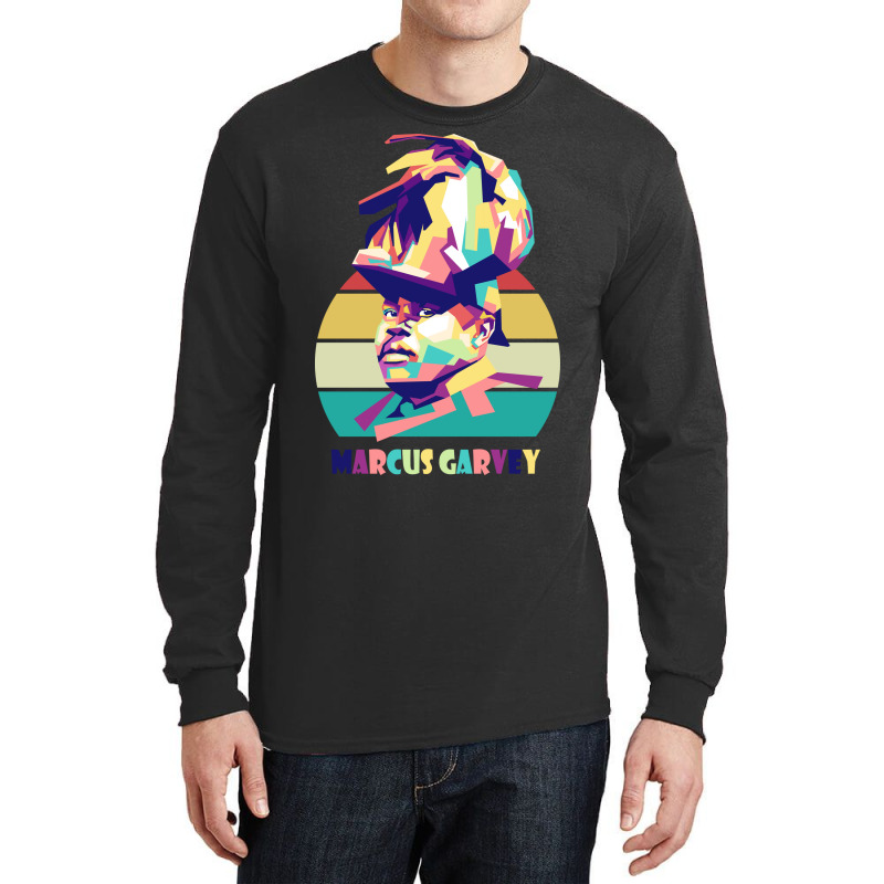 Marcus Garvey Long Sleeve Shirts by rahmaazari | Artistshot