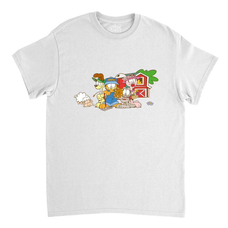 Garfiel And Friends Classic T-shirt by Santika | Artistshot