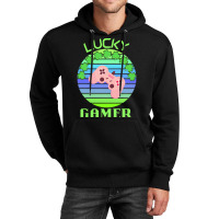 One Lucky Gamer T  Shirtone Lucky Gamer T  Shirt (6) Unisex Hoodie | Artistshot